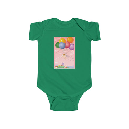 Flight of Innocence Baby Bodysuit – Vintage Sky Arrival & Dreamlike Wonder