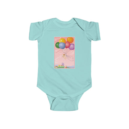 Flight of Innocence Baby Bodysuit – Vintage Sky Arrival & Dreamlike Wonder