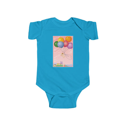 Flight of Innocence Baby Bodysuit – Vintage Sky Arrival & Dreamlike Wonder