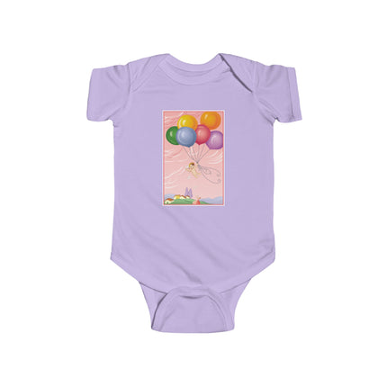 Flight of Innocence Baby Bodysuit – Vintage Sky Arrival & Dreamlike Wonder
