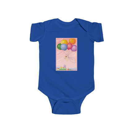 Flight of Innocence Baby Bodysuit – Vintage Sky Arrival & Dreamlike Wonder