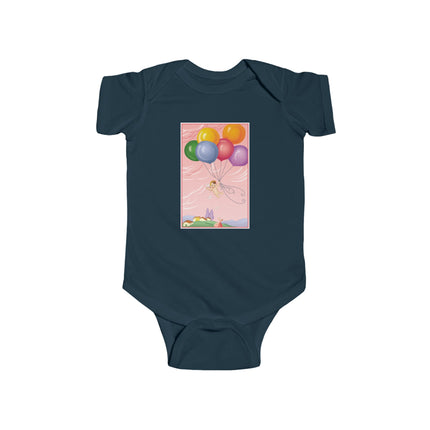 Flight of Innocence Baby Bodysuit – Vintage Sky Arrival & Dreamlike Wonder