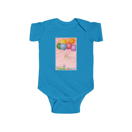 Flight of Innocence Baby Bodysuit – Vintage Sky Arrival & Dreamlike Wonder