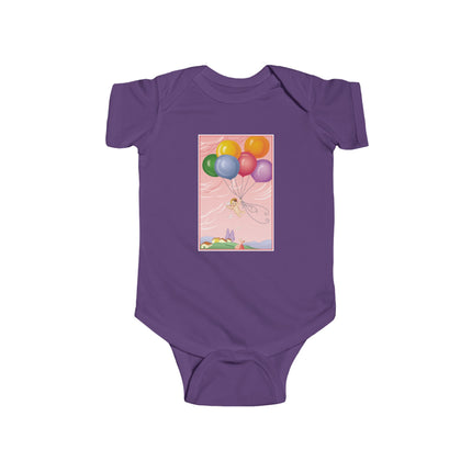 Flight of Innocence Baby Bodysuit – Vintage Sky Arrival & Dreamlike Wonder