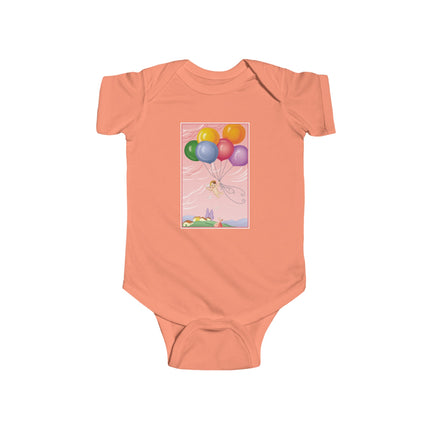 Flight of Innocence Baby Bodysuit – Vintage Sky Arrival & Dreamlike Wonder