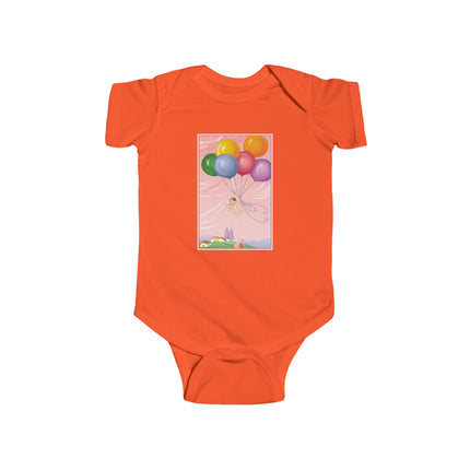 Flight of Innocence Baby Bodysuit – Vintage Sky Arrival & Dreamlike Wonder