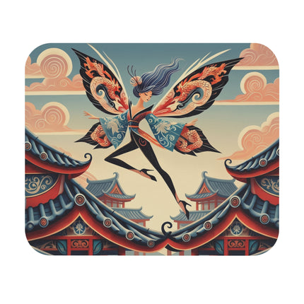 The Dragon Fairy of the Temple Mouse Pad – Mythic Grace & Ancient Power