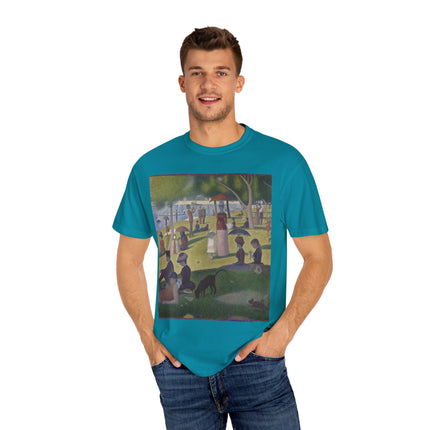 A Sunday on La Grande Jatte by Georges Seurat Unisex Garment-Dyed T-shirt