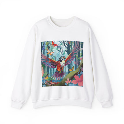 Colorful Raptor Unisex Heavy Blend™ Crewneck Sweatshirt