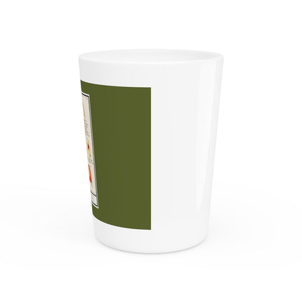 Artichoke, Broad Beans, and Lantern Plant by Anselmus Boëtius de Boodt Ceramic Shot Glass