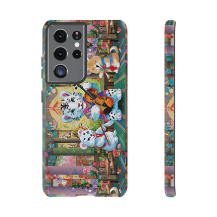 Melodies of the Snow Lion Cub Phone Cases