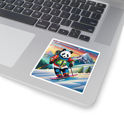 Cyberpunk Panda Kiss-Cut Stickers (4 Sizes)