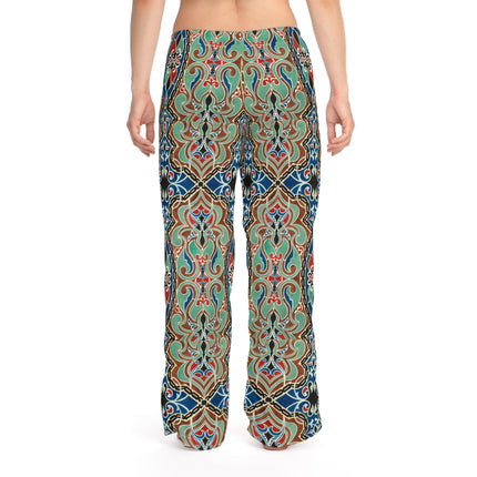 Arabian Ornament by Elizabeth A. Nedwill Women's Pajama Pants (AOP)