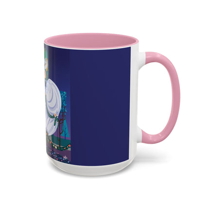 Moonlit Garden Waltz Colorful Mug (11oz, 15oz) – Rococo Romance, Garden Elegance & Enchanted Dance