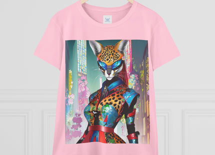 Cyber Cat Glamour Cotton Tee