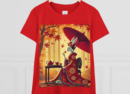 Theatrical Harvest Rabbit Women's Midweight Cotton Tee