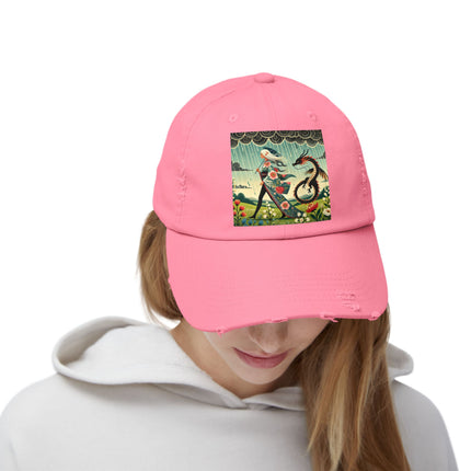 The Dragon Fairy’s Stride Unisex Distressed Cap