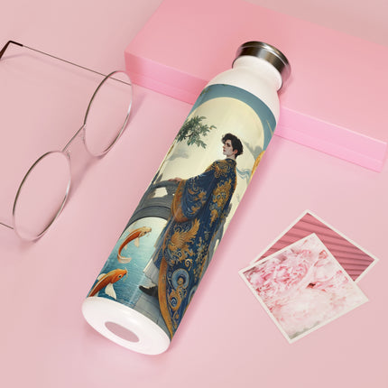 Moonlit Bridge Gentleman Slim Water Bottle 20oz – Imperial Serenity & Moonlit Harmony
