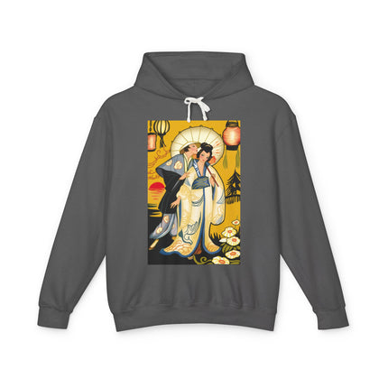 Golden Embrace Couple Hoodie
