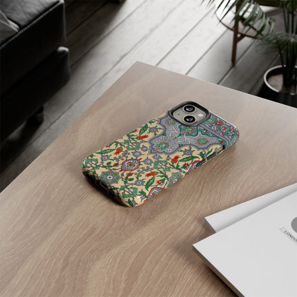 Arabic Art Pattern, Plate by Emile Prisse d’Avennes Phone Cases