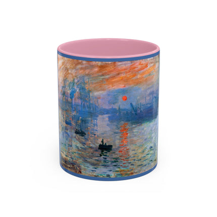 Sunrise by Claude Monet Colorful Mugs (11oz, 15oz)