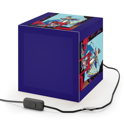 A Visual Journey by Umberto Brunelleschi Light Cube Lamp