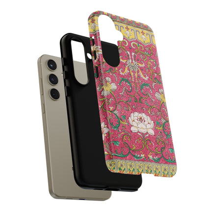 Pink Floral Pattern by Owen Jones Phone Cases