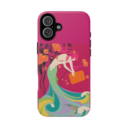 Mermaid Dive Phone Case – Vibrant Waves & Playful Elegance
