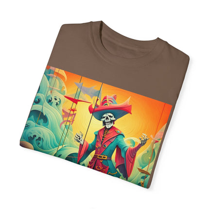 Skeleton Crew of the Misty Seas Unisex Garment-Dyed T-shirt