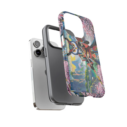 Cyberpunk Samurai Owl Phone Cases