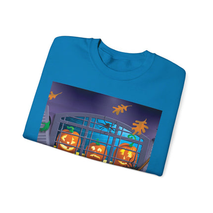 Whimsical Halloween Mischief Unisex Heavy Blend™ Crewneck Sweatshirt