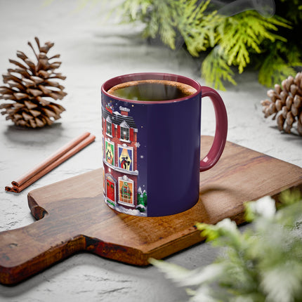 A Christmas Eve Celebration Colorful Mugs (11oz, 15oz)