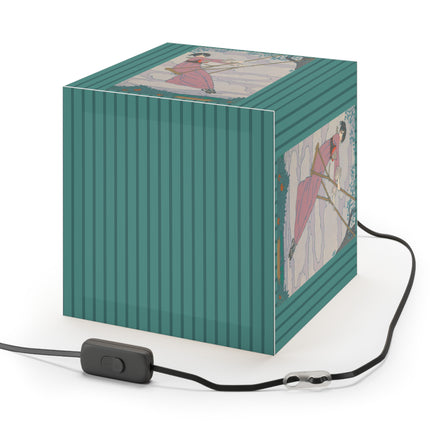 La balançoire by Georges Lepape Light Cube Lamp