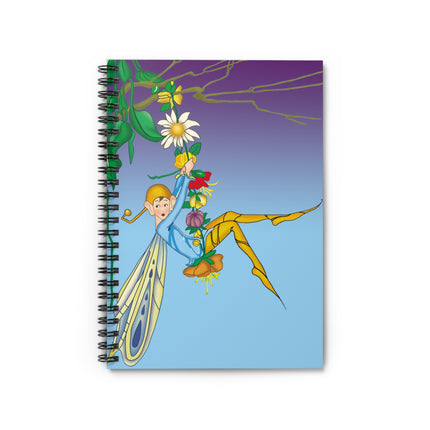 A Fairy's Delight Spiral Notebook - Ruled Line