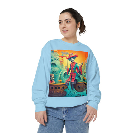 Skeleton Crew of the Misty Seas Unisex Garment-Dyed Sweatshirt