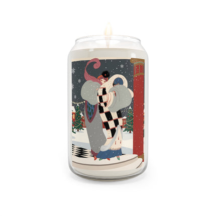 ❄️✨ The Winter Couture Promenade Scented Soy Candle – Art Deco Holiday Elegance