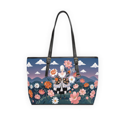 🌸🎀 The Grand Floral Promenade Shoulder Bag – Art Deco Fashion Fantasy