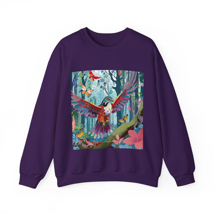 Colorful Raptor Unisex Heavy Blend™ Crewneck Sweatshirt