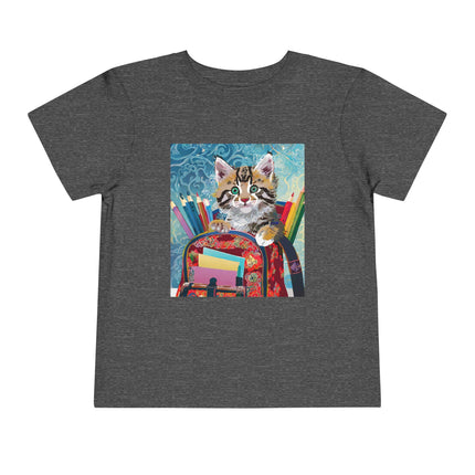 Whiskered Wanderings Toddler Short Sleeve Tee
