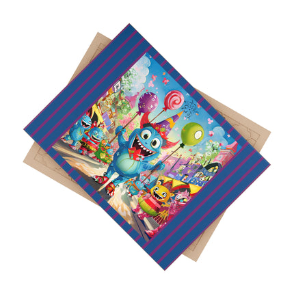 Monster Parade Madness Ceramic Tile