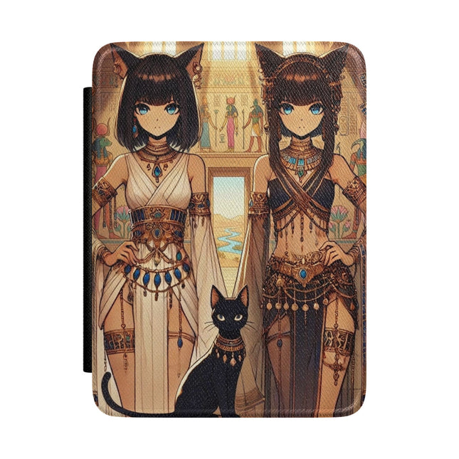 Egyptian Priestess Cats Kindle Case – Temple Guardians & Ancient Grace