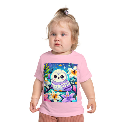 Enchanted Baby Owl Baby T-Shirt – A Gentle Nighttime Dream