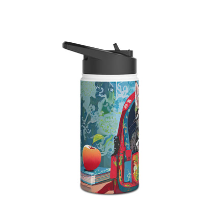 Whiskered Wanderings Stainless Steel Water Bottle