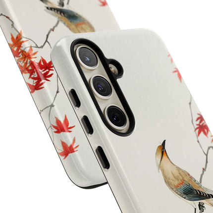Japanese Bird on Maple by Ohara Koson Phone Cases