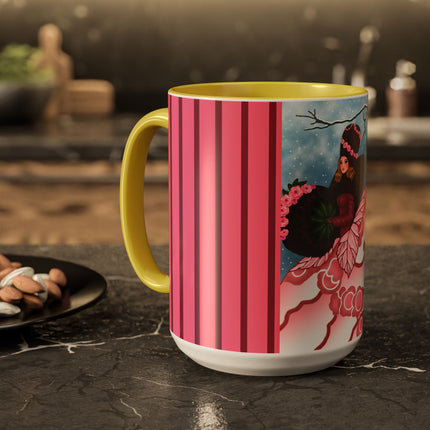 Winter Rose Empress Colorful Mugs (11oz, 15oz)