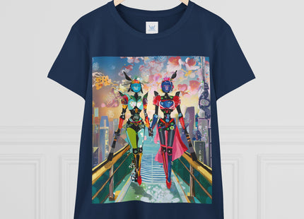 Cyber Punk Robot Models Cotton Tee