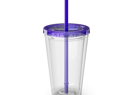 Fawn Defender Sunsplash Tumbler with Straw, 16oz