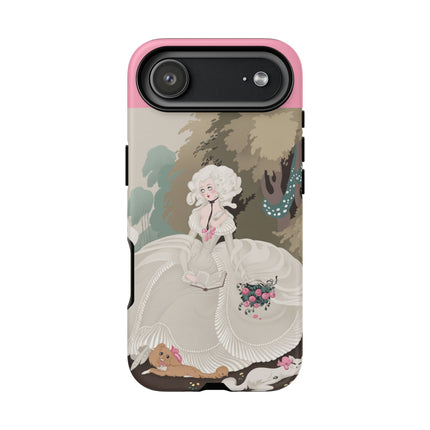 Rococo Garden Reader Phone Case – Whimsical Elegance & Timeless Charm