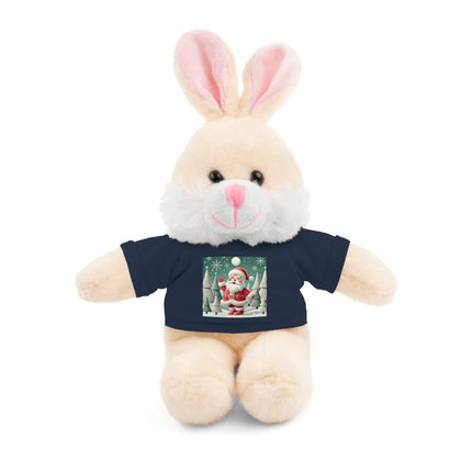 Santa's Joyful Night Stuffed Animals with Tee