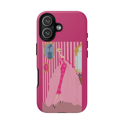 Lady in Pink Phone Case – Graceful Sophistication